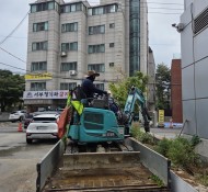 하남미니포크레인 - 하남시 학암동 미니포크레인임대 이동